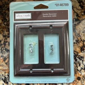 2 Different Allen & Roth Switch Plate Covers